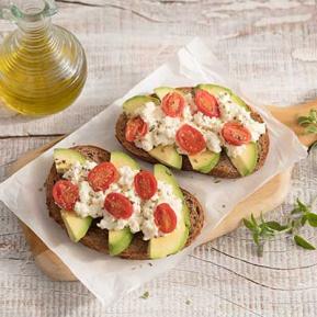 Avocado Toast With Ricotta Pate Optifibre 