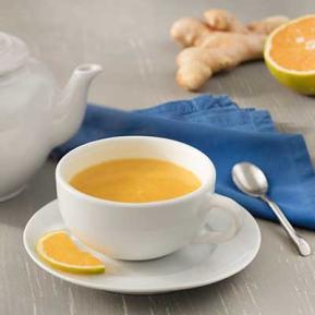Orange Ginger And Cinnamon Tea With 